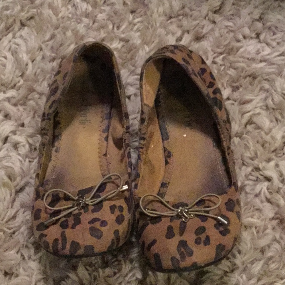 Well Loved Leopard Print Flats